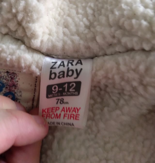 Abrigo niño 9-12 meses