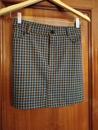Pantalón y Falda a cuadros M