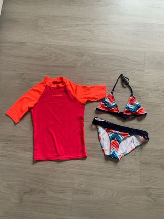 Bikini Rip curl+ camiseta UPF/50+