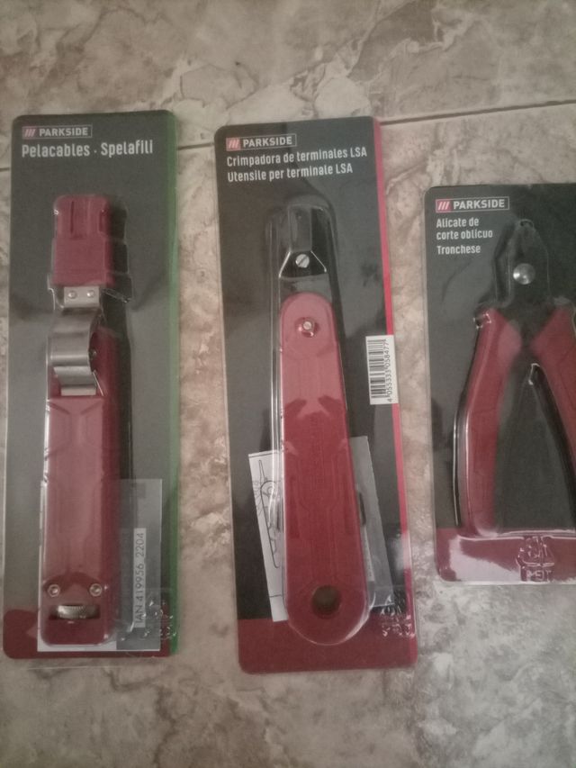 Pela cables - crimpadora - alicate oblic