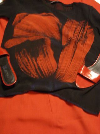 Traje chaqueta  rojo. talla 44. Sin estrenar