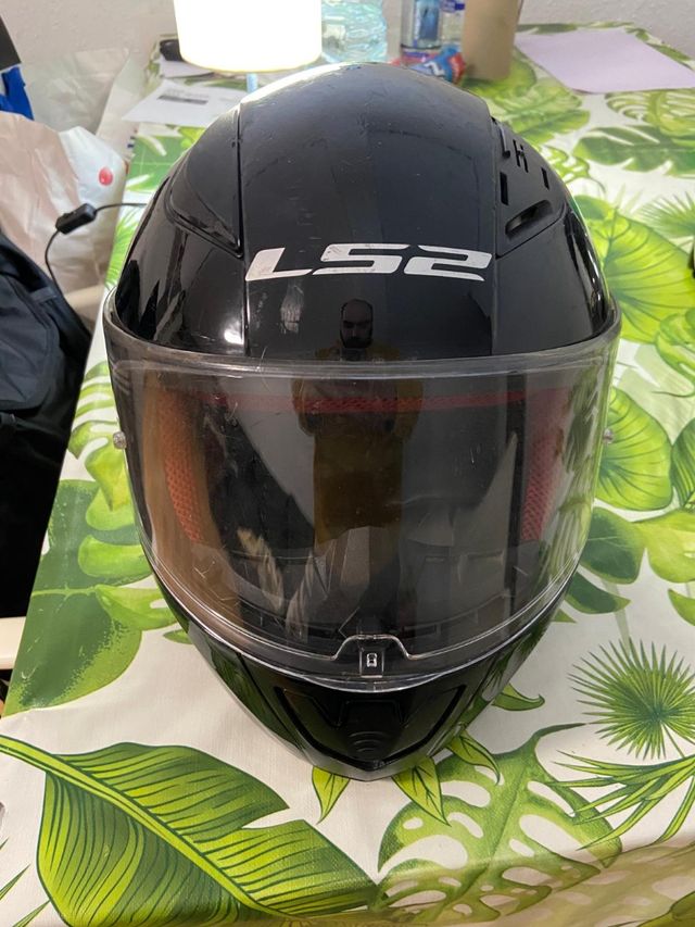 Casco LS2 negro talla L