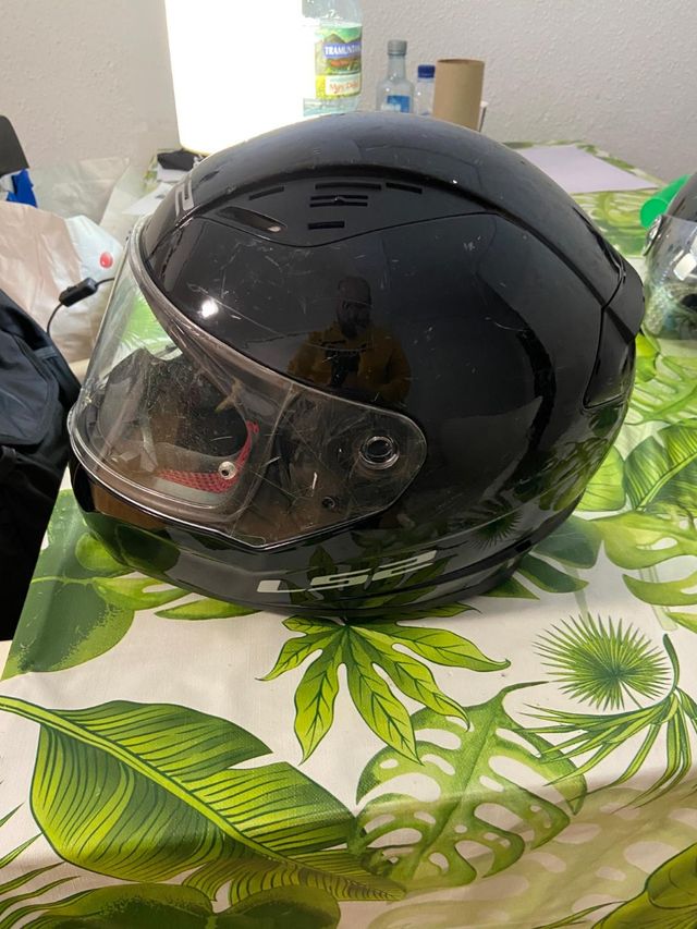 Casco LS2 negro talla L