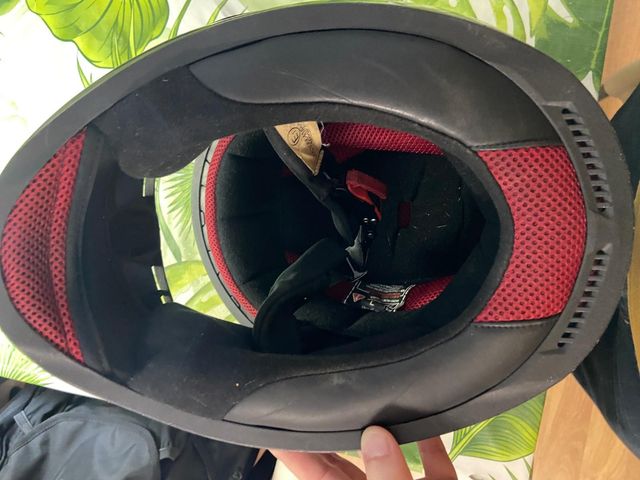 Casco LS2 negro talla L