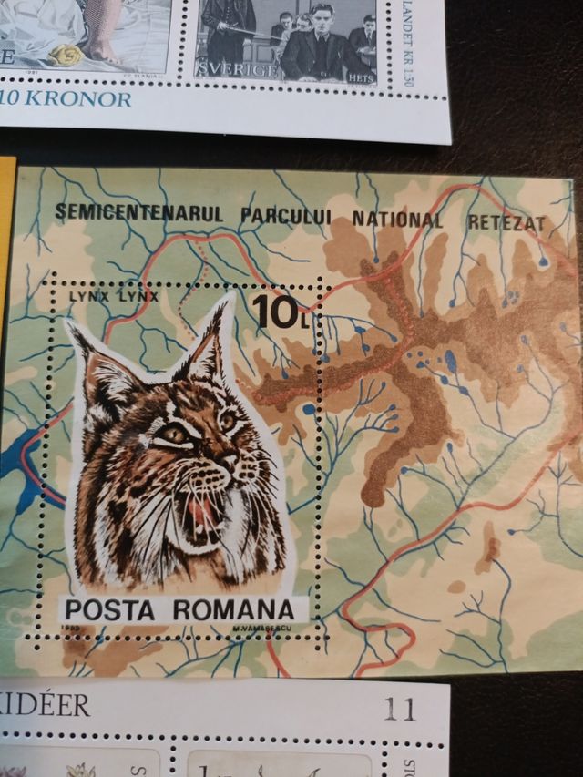 Sellos Suecia y posta romana