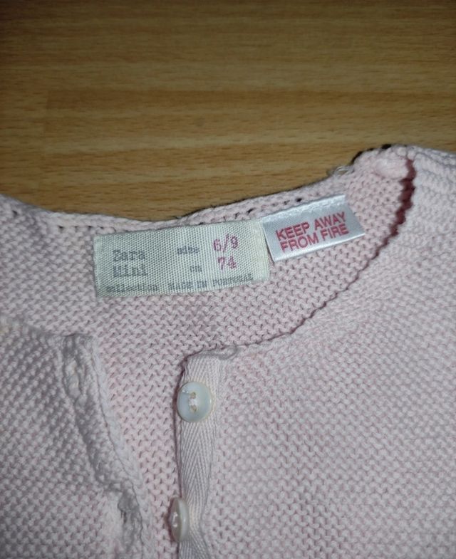 Chaqueta bebe rosa 🩷