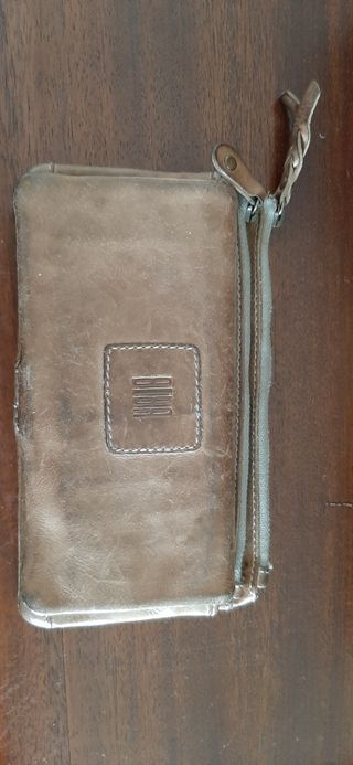 Cartera-Billetero de piel BIBA