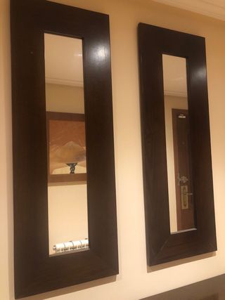Mueble recibidor aparador entrada y espejos