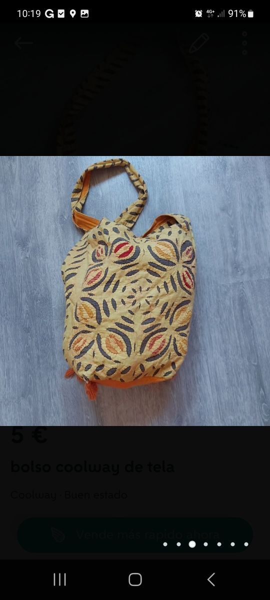 bolsa coolway de tela