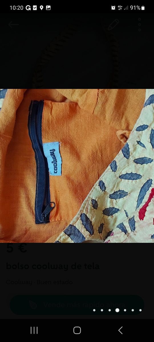 bolsa coolway de tela