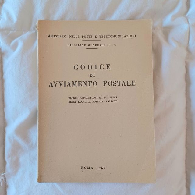 Stradario Bologna 1974. Ricerca CAP del 1967