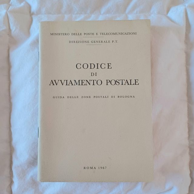 Stradario Bologna 1974. Ricerca CAP del 1967