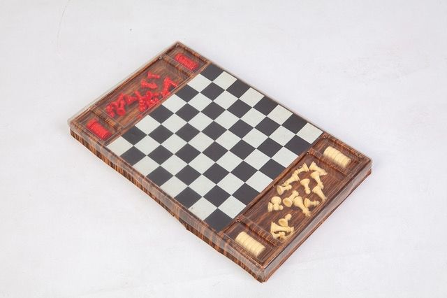 Juegos de ajedrez-damas, vintage