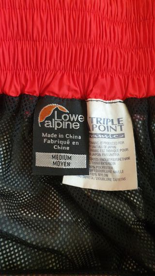 Pantaloni da montagna-alpinismo rosso-nero