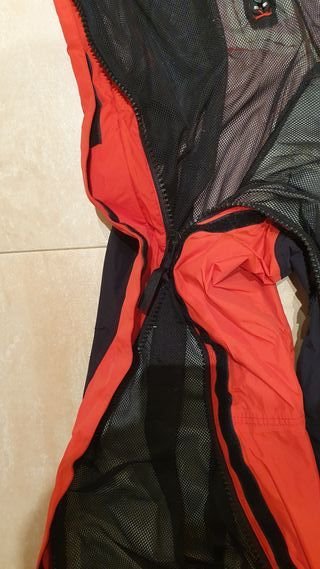 Pantaloni da montagna-alpinismo rosso-nero