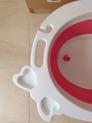 Bañera plegable portátil bebe Homcom