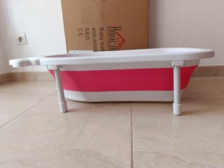 Bañera plegable portátil bebe Homcom