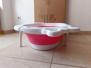 Bañera plegable portátil bebe Homcom