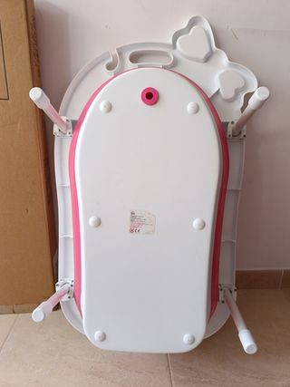 Bañera plegable portátil bebe Homcom