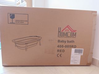 Bañera plegable portátil bebe Homcom