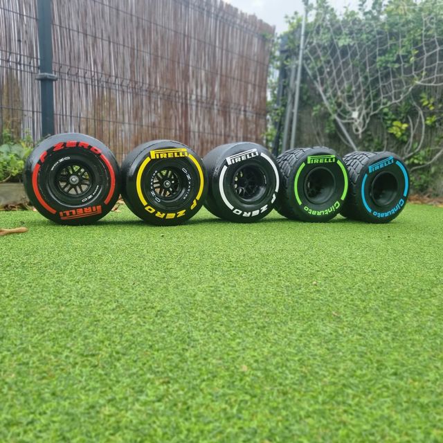 Pirelli PZero F1. Decoración rueda F1