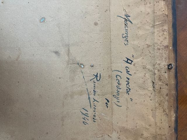 Pintura Ramon Larrosa, firmada, 1940