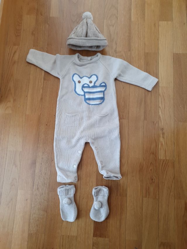 Oportunidad hoy!!Conjunto tres piezas en camel