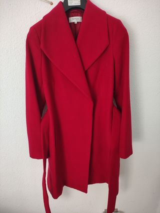 Abrigo con cinturón