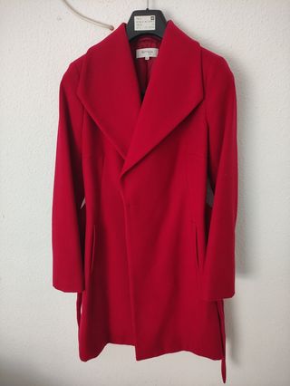 Abrigo con cinturón