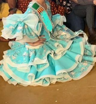 Traje flamenca niña
