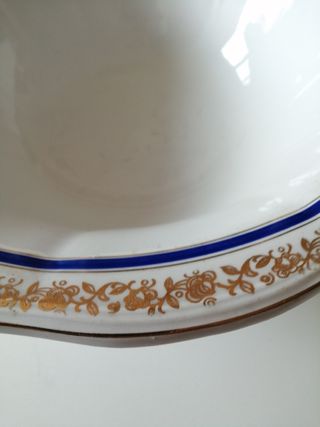 Ensaladera porcelana san Claudio Oviedo