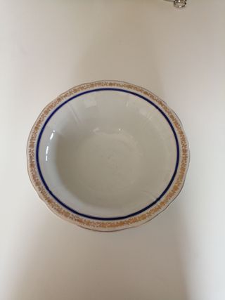 Ensaladera porcelana san Claudio Oviedo