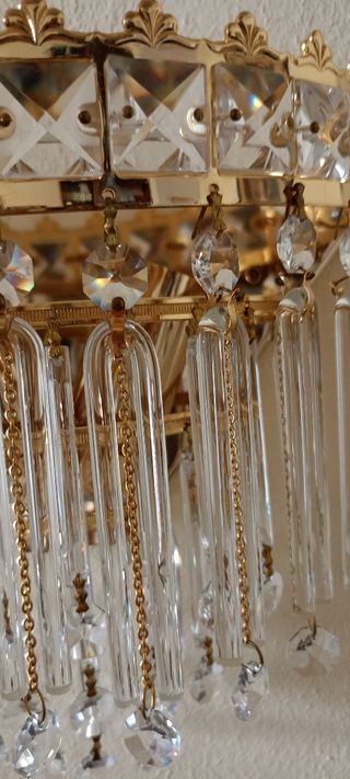 Aplique vintage de cristal de Strass