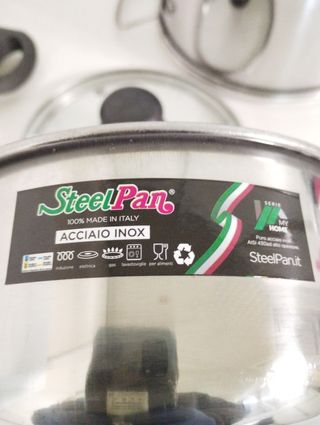 Mini batteria in acciaio inox