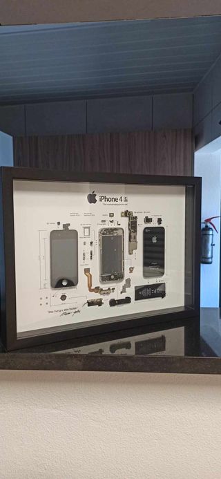 Iphone 4S moldura teardown