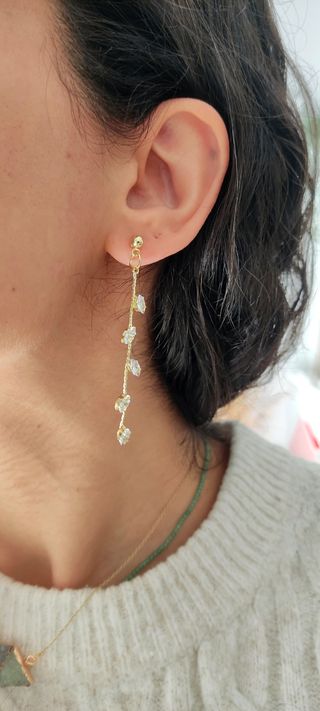 Pendientes gala largos
