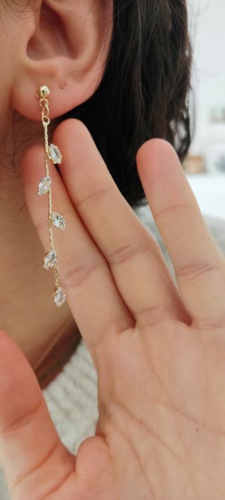 Pendientes gala largos