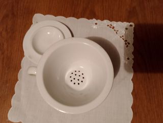 Tazza da the in ceramica decorata