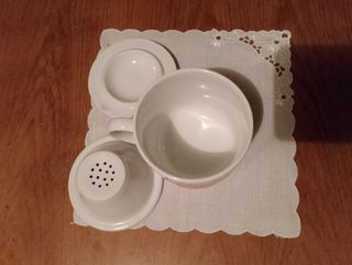 Tazza da the in ceramica decorata