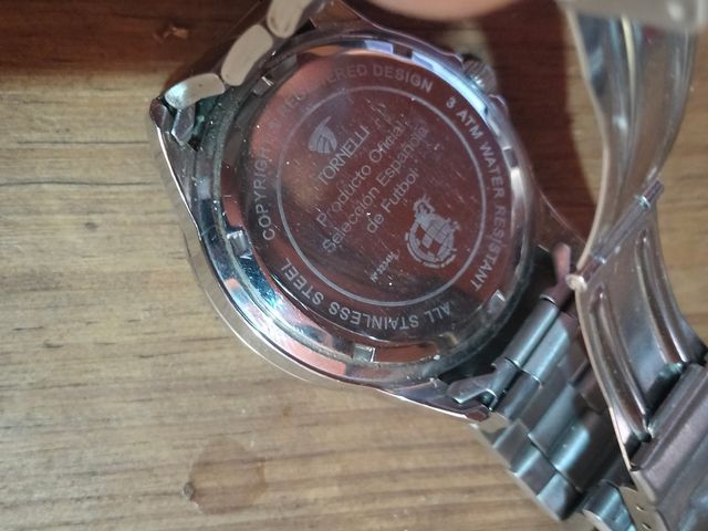 Reloj de selección española de futbol