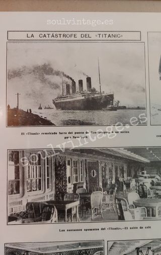 Titanic, noticia original 
