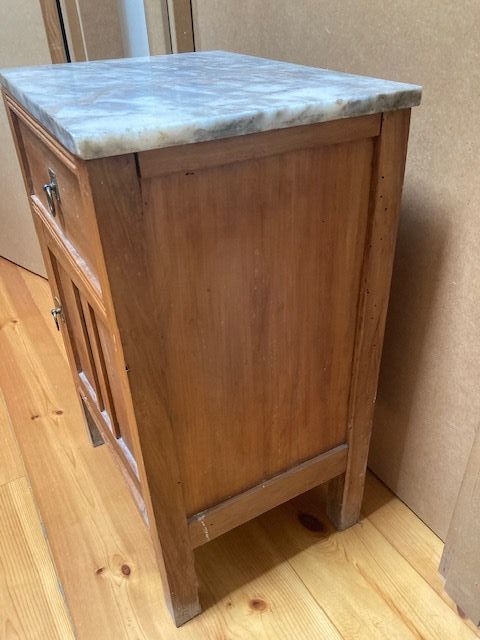 Mesilla antigua de nogal satén