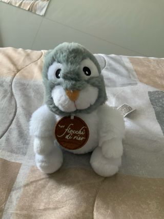 Coniglietto fiocchi di riso peluche