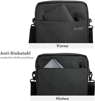 Bolso Bandolera JP Journey, Bolso Cruzado, Gris