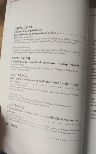 Libro medicamentos genéricos