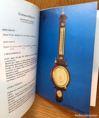 Barómetro, termómetro, higrómetro, modelo Chelsea