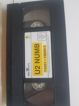 PELICULA VHS U2 NUMB 1993