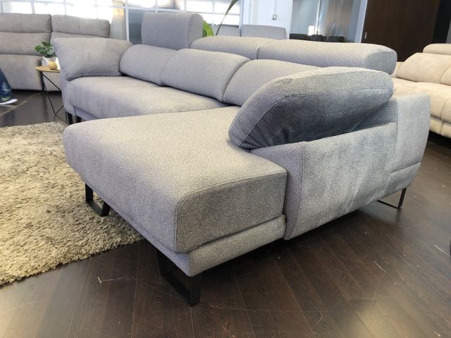 💙Sofá chaislongue deslizante pata alta