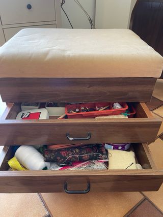 Maquina de cocer Alfa con mesa