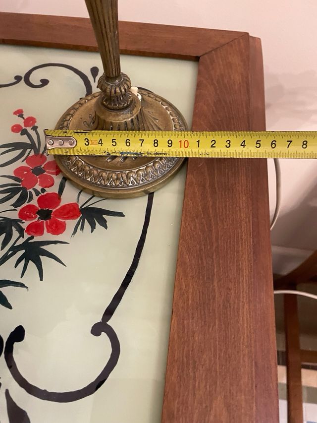 Lampara de mesade bronce